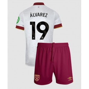 Billiga West Ham United Edson Alvarez #19 Tredjeställ Barn 2024-25 Kortärmad (+ Korta byxor)